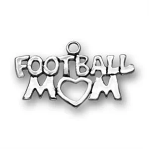 Sterling Silver Charm- Football Mom