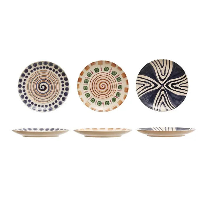 Stoneware Painted Everyday Plate