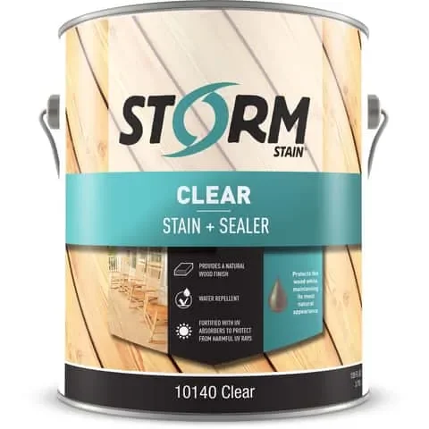 Storm System Transparent Clear Alkyd Exterior Stain 1 gal