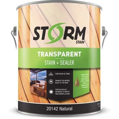 Storm System Transparent Natural Oil-Based Alkyd Exterior Stain 1 gal