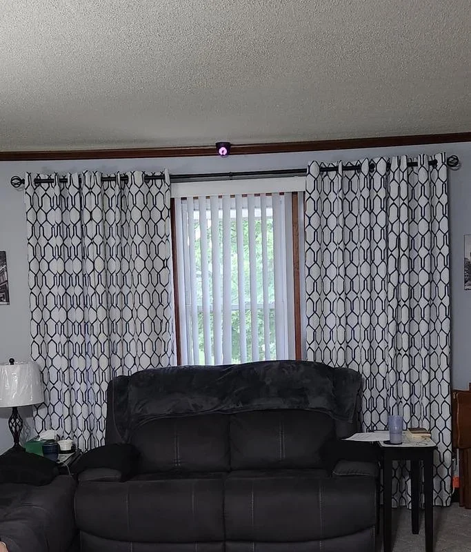 Style Selections Amhurst 63-in Mushroom Polyester Blackout Thermal Lined Single Curtain Panel