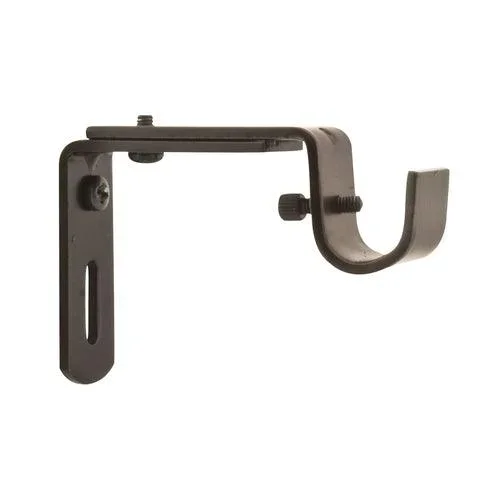 Style Selections Light Oil-Rubbed Bronze Single Curtain Rod Bracket
