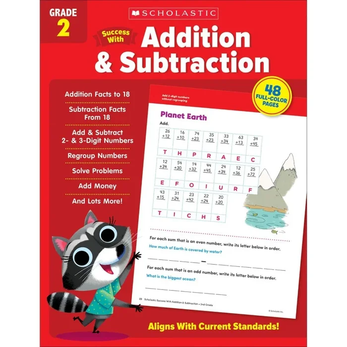 Success with Addition and Subtraction Grade 2 Workbook
