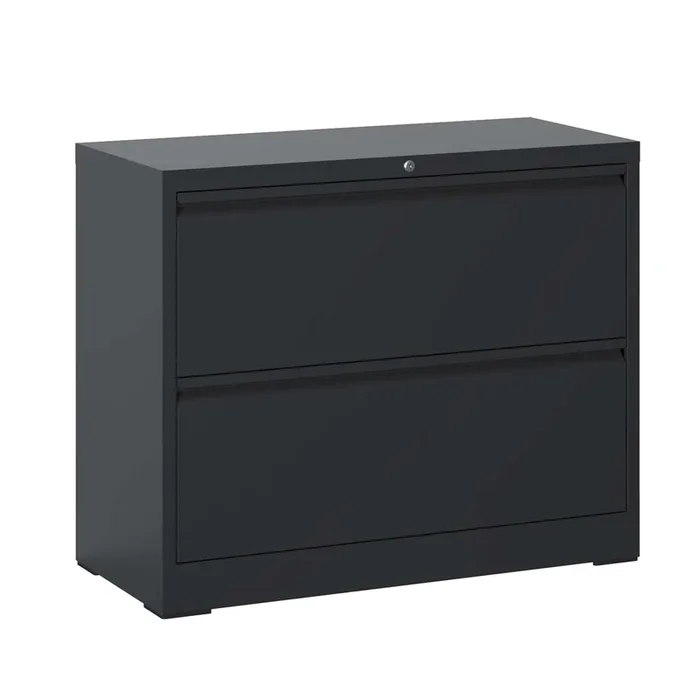 Sumyeg File cabinet Black 2-Drawer 35.43-in File Cabinet