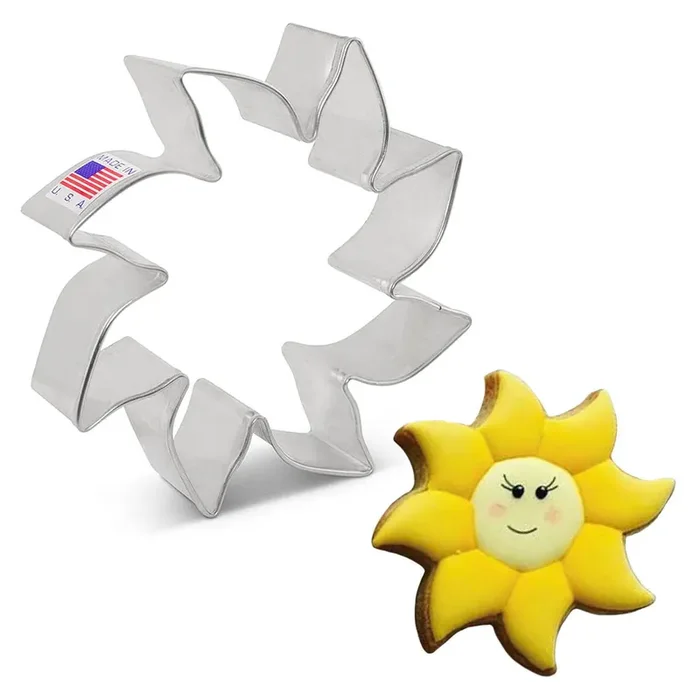 Sun Cookie Cutter 2 3/4″