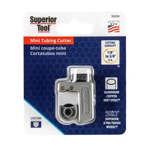 Superior Tool 5/8 in. Tube Cutter Black/Gray 1 pk