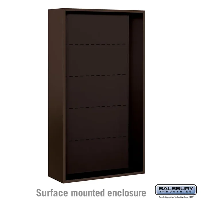 Surface Mounted Enclosure for 3716 Double Column Unit – Bronze