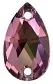 Swarovski 12 x 7mm Pear Sew On Antique Pink