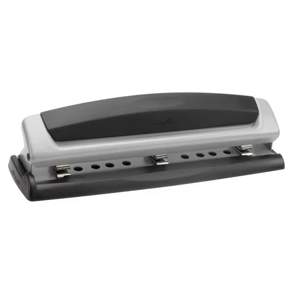Swingline Precision Pro Desktop Punch – 10-Sheet Capacity, Silver