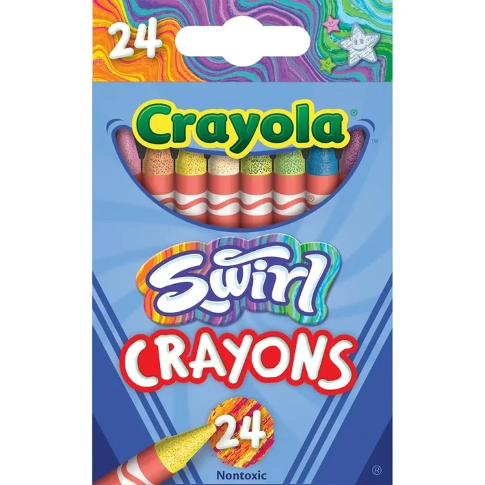 Swirl Crayons 24 Count