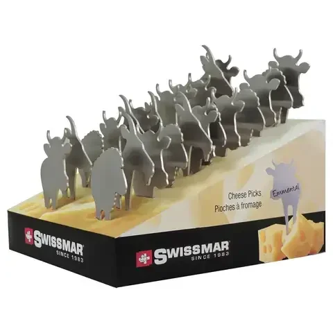 Swissmar Gray Stainless Steel Cheese Picks