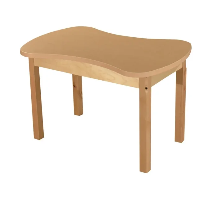 Synergy Junction 24″ x 36″ High Pressure Laminate Table with Hardwood Legs
