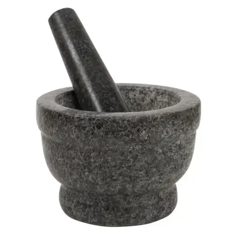 Taco Tuesday Black Granite Mortar and Pestle 1.5 cups