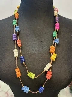 Tagua Necklace – LC259-MULTI
