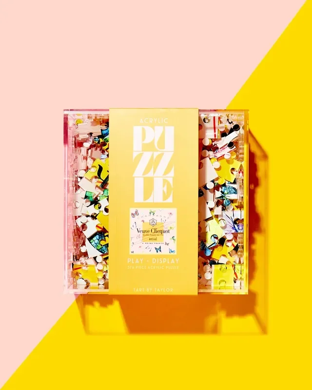 Tart by Taylor – Veuve Clicquot Rosé Butterfly Acrylic Puzzle