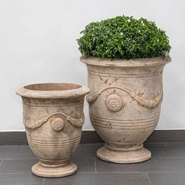 Terra Cotta Anduze Urn – Set of 2 by Campania International