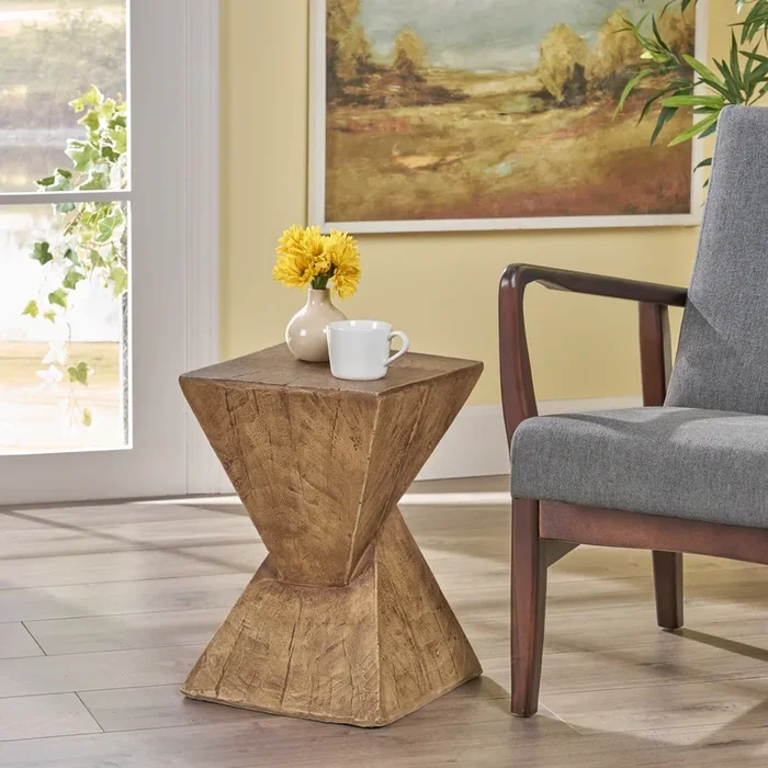 Tess Side Table Natural Magnesium Oxide