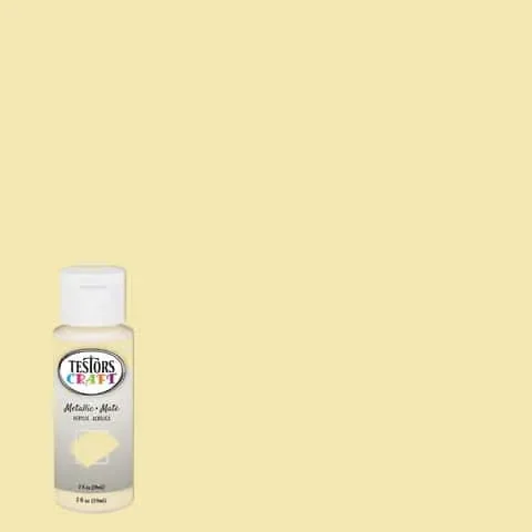 Testors Matte French Vanilla Craft Spray Paint 2 oz
