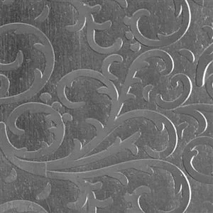 Textured Metal – Fancy Flourish – Sterling Silver