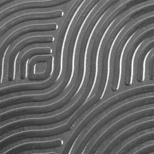 Textured Metal – Groovy – Sterling Silver