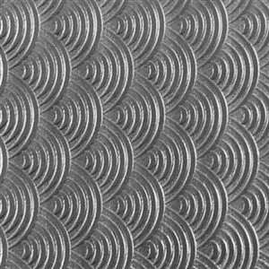 Textured Metal – Over the Rainbow Small – Fine Silver
