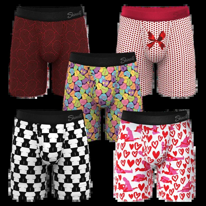 The Full Package | Long Leg Ball Hammock® Pouch Underwear With Fly 5 Pack