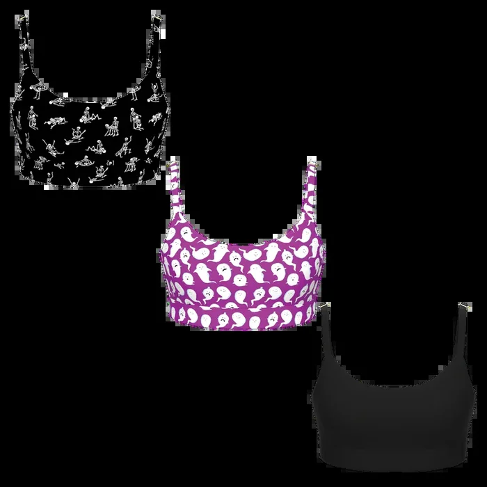 The Naughty Halloween | Women’s Bralette 3 Pack