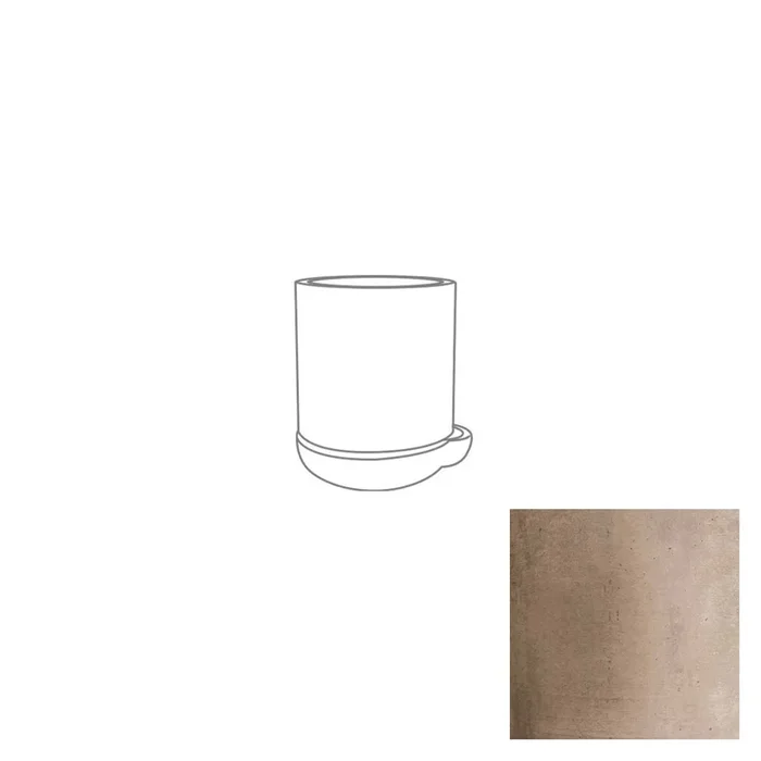 The Simple Pot, 1 Pint Planter – Brown