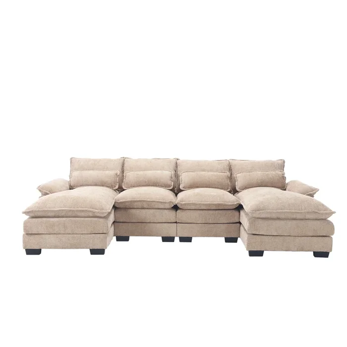 The Sofa Is Filled With High Quality Sponges With High Density And Good Elasticity. When You Sit On It, The Sponge Will Bounce Back Quickly, Giving The Body Just The Right Amount Of Support And