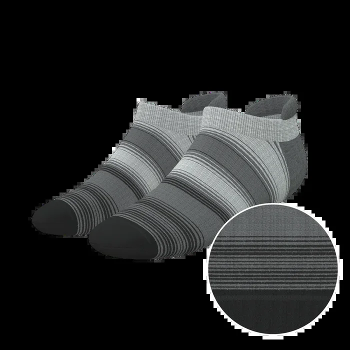 The Static Channel | Stripe Heel Hammock™ Ankle Socks