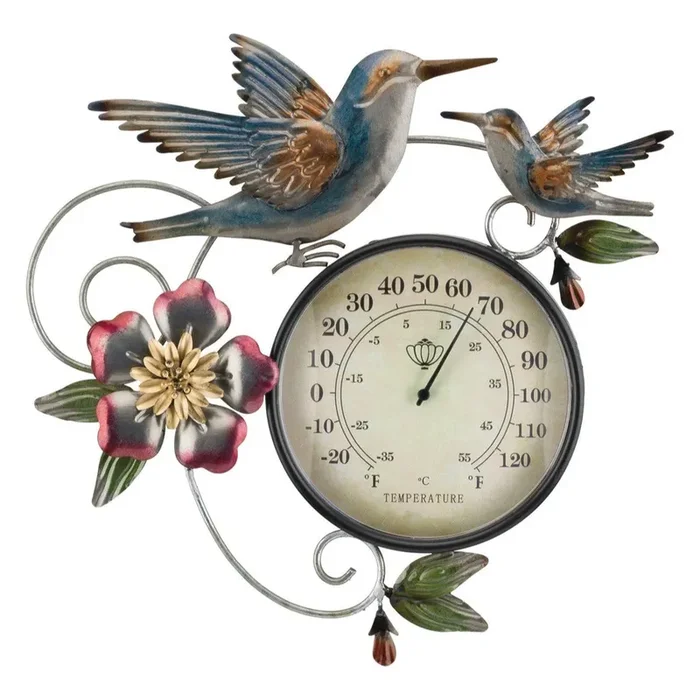 Thermometer Wall Decor – Hummingbird