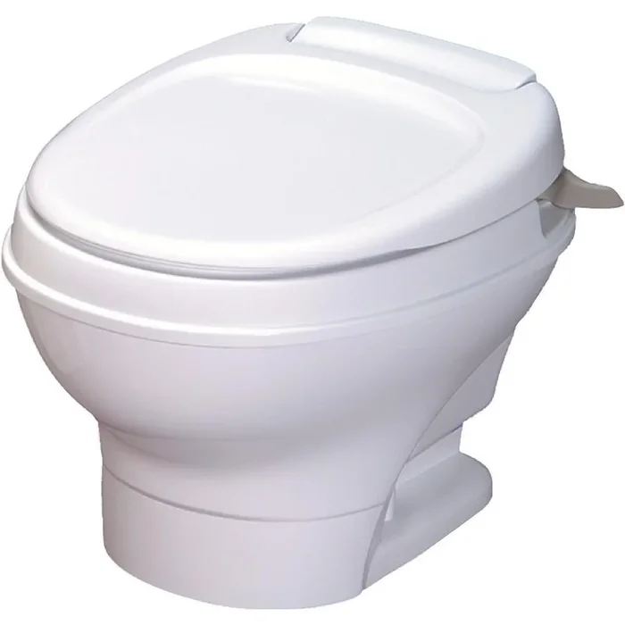 Thetford Aqua-Magic V RV Low Permanent Toilet Hand Flush – White