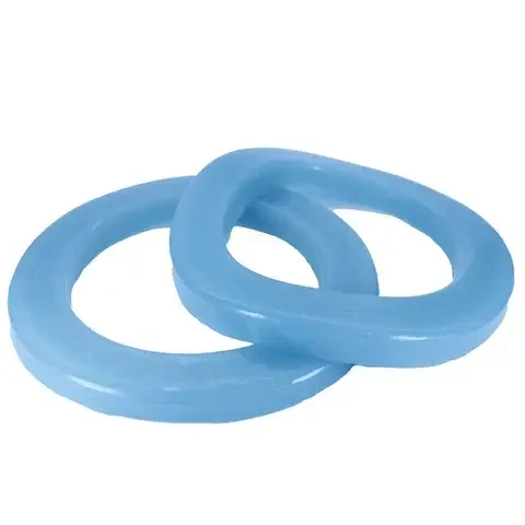 Tight Seal Elastomer Toilet Bowl Gasket 1/4 in. Blue Rubber/Silicone For Universal