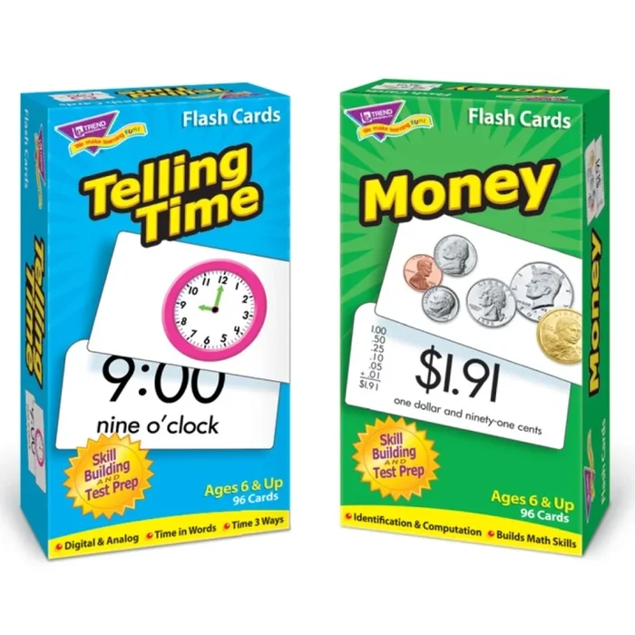 Time And Money Skill Drill Flash Cards Assortment