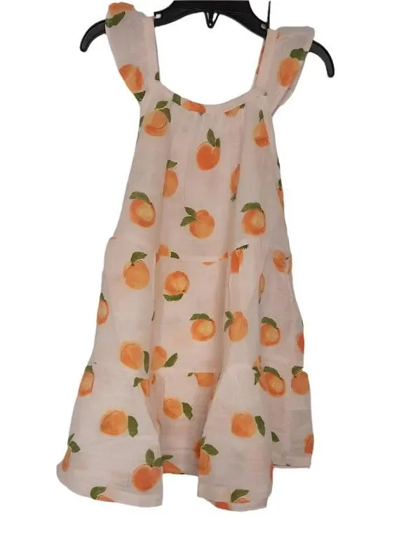 Toddler Twirly Sundress – Peaches and Cream – 480-S24