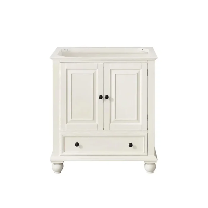 Tompkins French White 30 in. Vanity Base