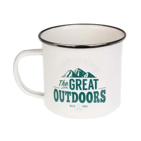 Top Guy Great Outdoors 14 oz Multicolored Steel Enamel Coated Mug 1 pk