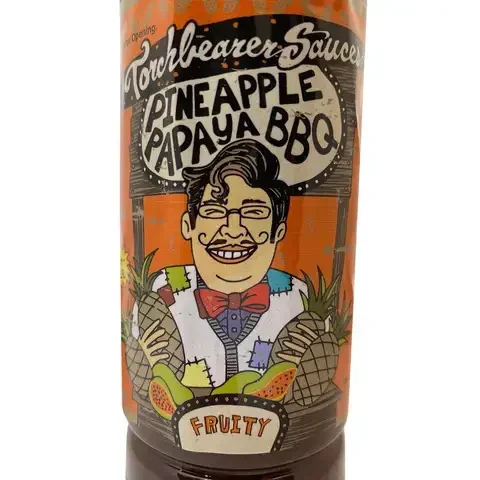 Torchbearer Sauces Pineapple Papaya BBQ Sauce 12 oz