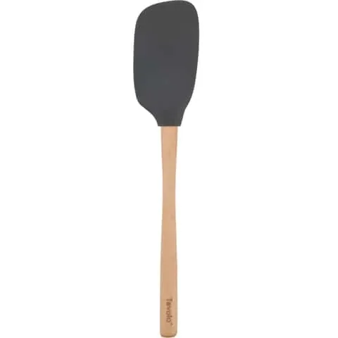 Tovolo Flex-Core Charcoal Silicone/Wood Spoonula