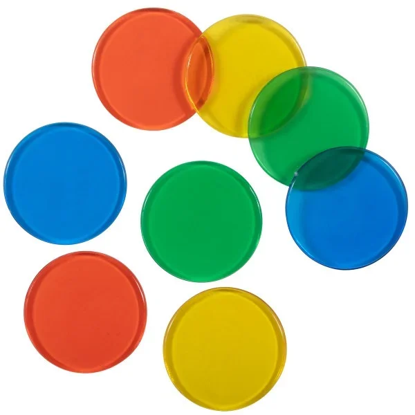 Transparent Counters – 1″ – Set Of 1,000: The Ultimate Teaching Tool for Engaging Math Lessons