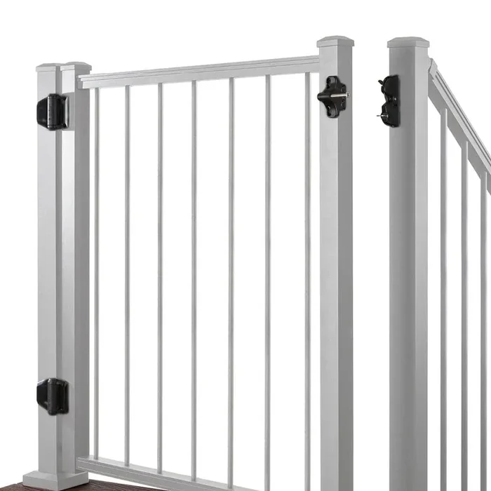 Trex 48-in L x 36-in H Classic White Aluminum Deck Railing Gate (Assembly Required)