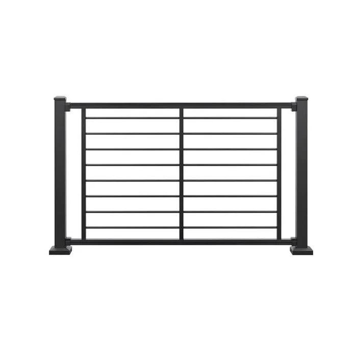 Trex Signature 6-ft x 42-in Charcoal Black Aluminum Deck Rail Kit