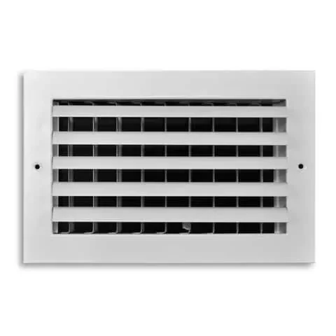 Tru Aire 10 in. H X 10 in. W 1-Way White Aluminum Wall/Ceiling Register