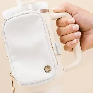 Tumbler Fanny Pack -White