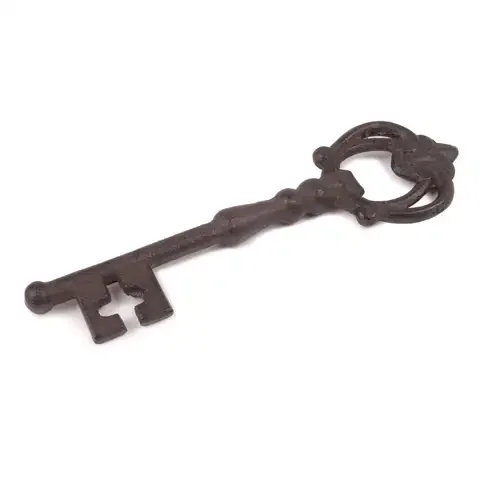 TWINE Rustic Farmhouse Cast Iron Key Bottle Opener