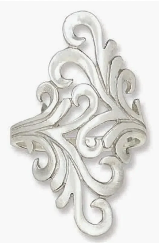 Twirly Sterling Silver Ring