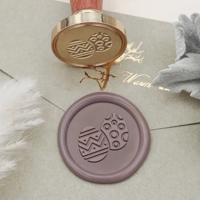 Two Easter Eggs Wax Seal Stamp