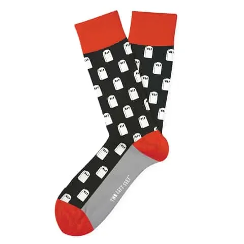 Two Left Feet Unisex To Die For RIP S/M Socks Multicolored