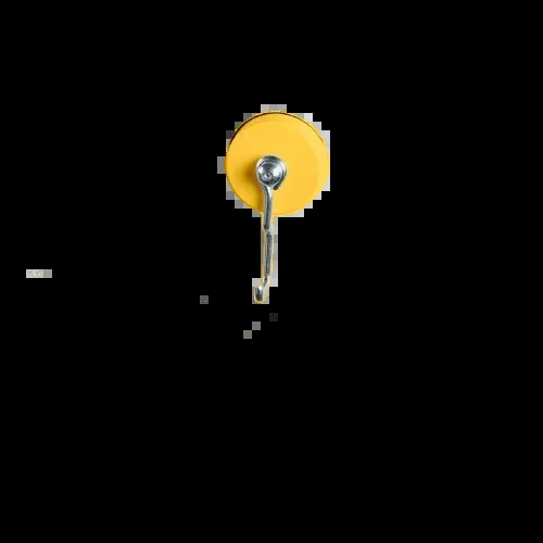 U.S. GENERAL 25 lb. Magnetic Hook, Yellow