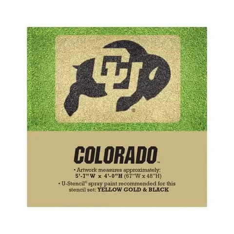 U-Stencil Colorado Buffalo CU No Stick Lawn Stencil